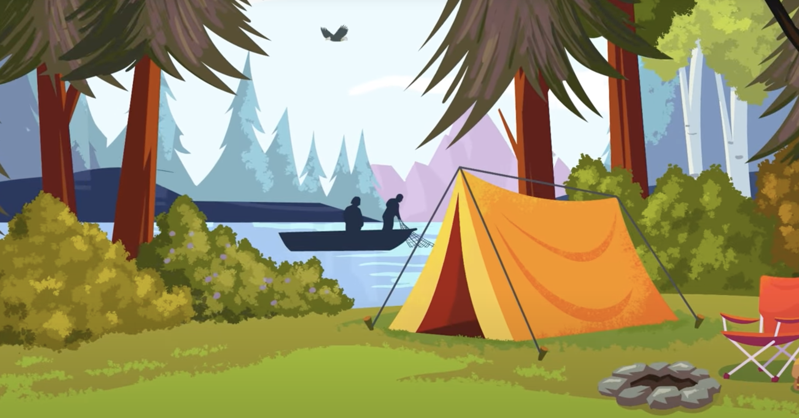 background of Forest Quest home screen games